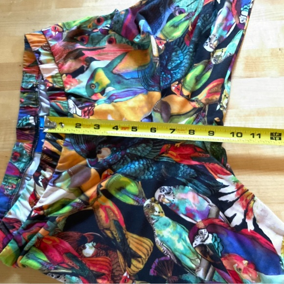 Adidas Originals Trefoil Track Suit Tropical Bird Print Jacket Pants Small OG - Picture 7 of 16